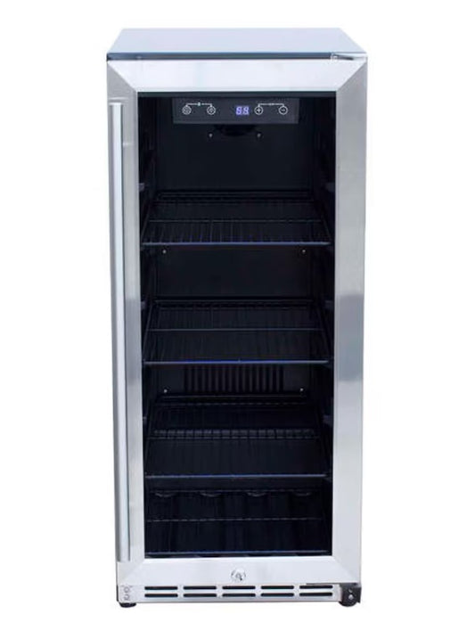 Summerset 15 Inch Outdoor Rated Fridge w/ Glass Door