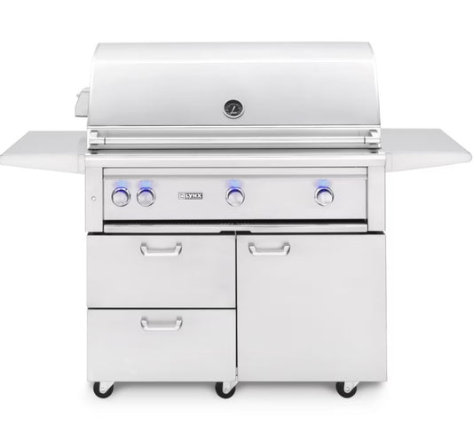 Lynx Professional 42-Inch Propane Gas Grill With One Infrared Trident Burner And Rotisserie