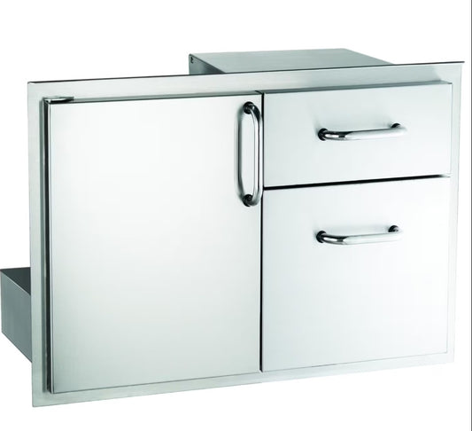 American Outdoor Grill 30-Inch Access Door & Double Drawer Combo - 18-30-SSDD