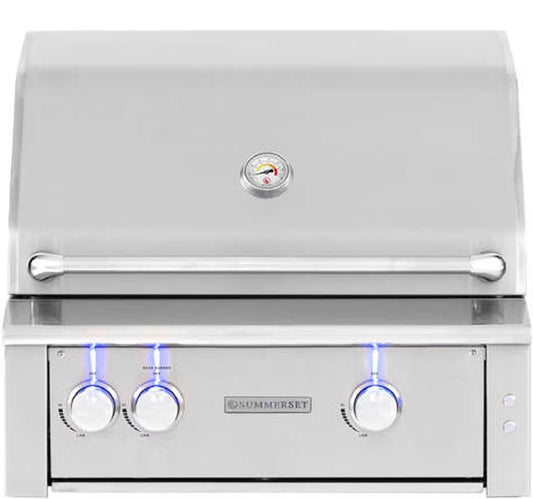 Summerset Alturi 30-Inch 2-Burner Built-In Propane Gas Grill With Stainless Steel Burners & Rotisserie