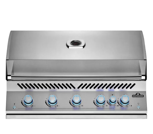 Napoleon 700 Series 5-Burner 38-Inch Built-In Propane Grill w/ Rotisserie & SafetyGlow - BIG38RBPSS-1