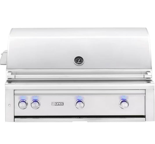 Lynx Professional 42-Inch Built-In All Infrared Trident Natural Gas Grill With Rotisserie