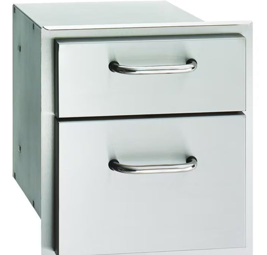 American Outdoor Grill 14-Inch Double Access Drawer - 16-15-DSSD