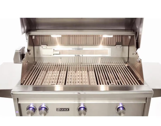 Lynx L36TR-NG Professional 36-Inch Built-In Natural Gas Grill With One Infrared Trident Burner And Rotisserie