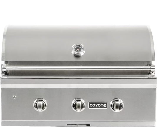 Coyote C-Series 34-Inch 3-Burner Built-In Propane Gas Grill - C2C34LP