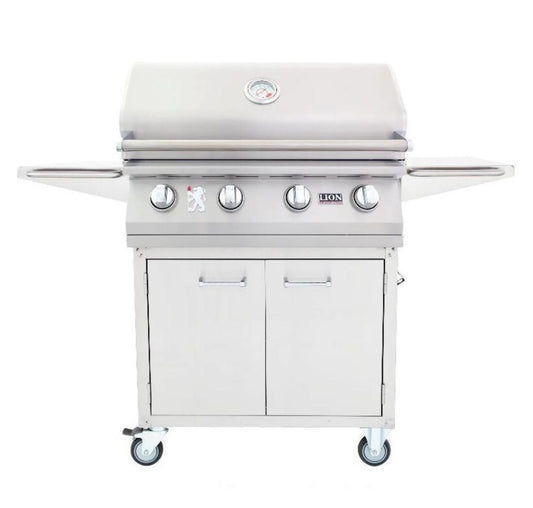 Lion L60000 32-Inch 4-Burner Stainless Steel Natural Gas Grill - 65623