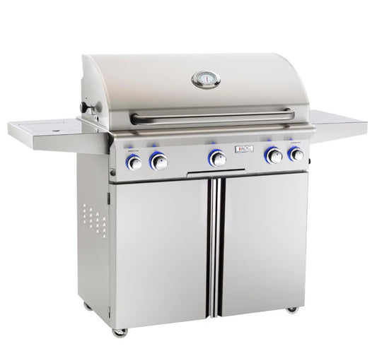 American Outdoor Grill L-Series 36-Inch 3-Burner Propane Gas Grill W/ Rotisserie & Single Side Burner - 36PCL