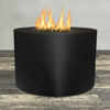 Gravity Powder-Coated Steel Round Propane Fire Pit With Hidden Tank by Starfire Designs