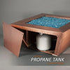 Canyon 48 Inch Square Fire Pit in Copper by Starfire Designs