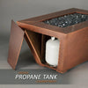 Canyon 48 x 32 Inch Fire Pit in Copper by Starfire Designs