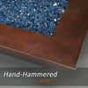 Moreno Plaza 50 Inch Square Fire Pit in Copper by Starfire Designs
