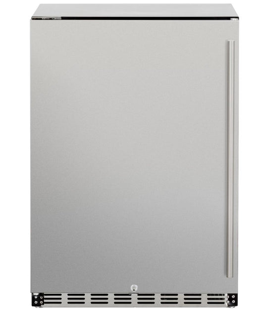 Summerset 24-Inch 5.3 Cu. Ft. Deluxe Left Hinge Outdoor Rated Compact Refrigerator