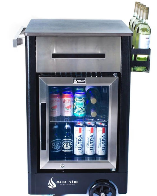 Mont Alpi Medium Prep Cart and Fridge - MAPCM