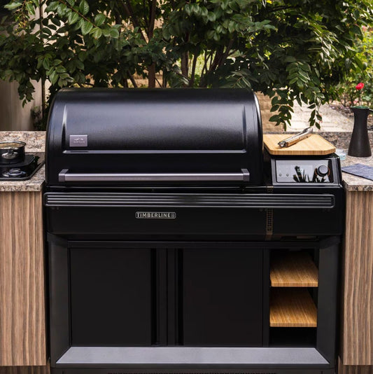 Traeger All-New Timberline XL Wi-Fi Controlled Wood Pellet Grill W/ WiFire & Built-In Trim Kit