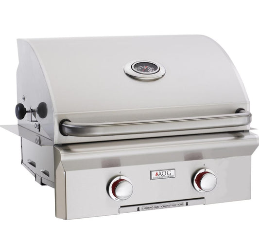 American Outdoor Grill T-Series 24-Inch 2-Burner Built-In Natural Gas Grill - 24NBT-00SP