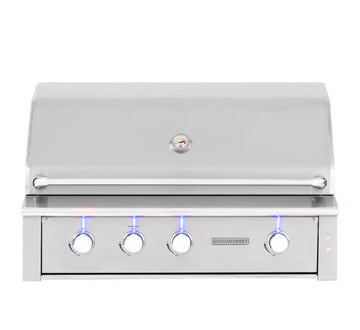 Summerset Alturi 42-Inch 3-Burner Built-In Natural Gas Grill With Stainless Steel Burners & Rotisserie