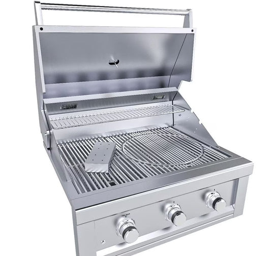 Sunstone Ruby 30-Inch 3-Burner Built-In Natural Gas Grill With Pro-Sear