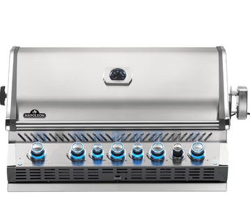 Napoleon Prestige PRO 665 5-Burner Built-in Natural Gas Grill w/ Rear Burner & Rotisserie - BIPRO665RBNSS-3