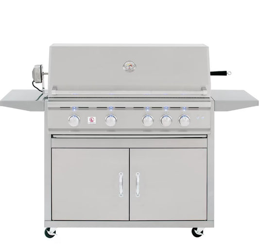 Summerset TRL 38-Inch 4-Burner Natural Gas Grill With Rotisserie