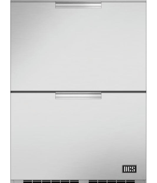 DCS 24-Inch 5 Cu. Ft. Outdoor Rated Refrigerator Drawers - RF24DE4