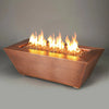 Canyon 60 x 32 Inch Copper Fire Pits by Starfire Designs