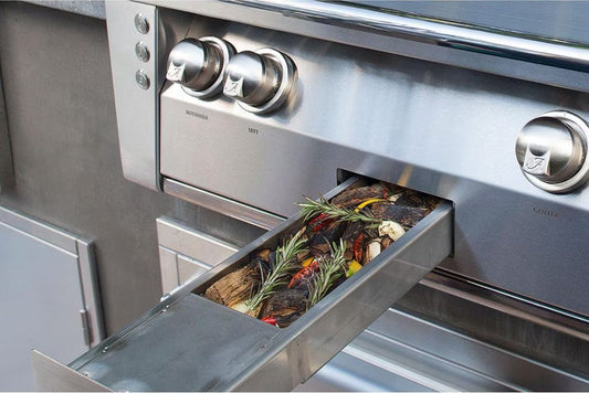 Alfresco ALXE 56-Inch Built-In Natural Gas All Grill With Sear Zone And Rotisserie - ALXE-56BFG-NG