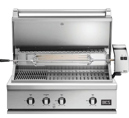 DCS Series 7 36-Inch Built-In Propane Gas Grill With Rotisserie & Infrared Burner - BH1-36RI-L