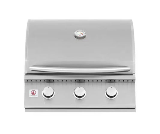 Summerset Sizzler 26-Inch 3-Burner Built-In Natural Gas Grill