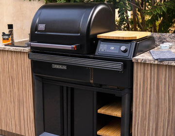 Traeger All-New Timberline Wi-Fi Controlled Wood Pellet Grill W/ WiFire & Built-In Trim Kit - TBB86RLG