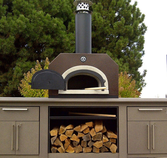 Chicago Brick Oven CBO-750 Countertop Wood Fired Pizza Oven - Copper