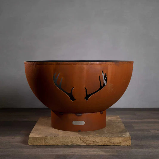 Fire Pit Art Antlers Fire Pit