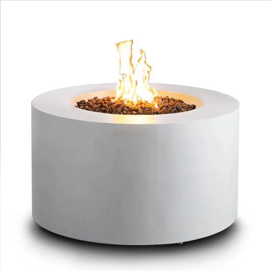 Starfire Designs Beton 42" Round Hidden Propane Tank Gas Fire Pit