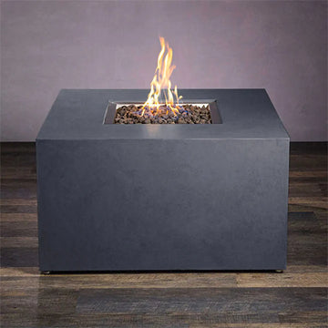 Starfire Designs Beton 42" Square Hidden Propane Tank Gas Fire Pit