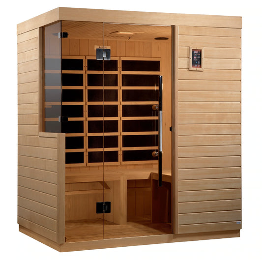 Bilbao 3 Person Ultra Low EMF FAR Infrared Sauna