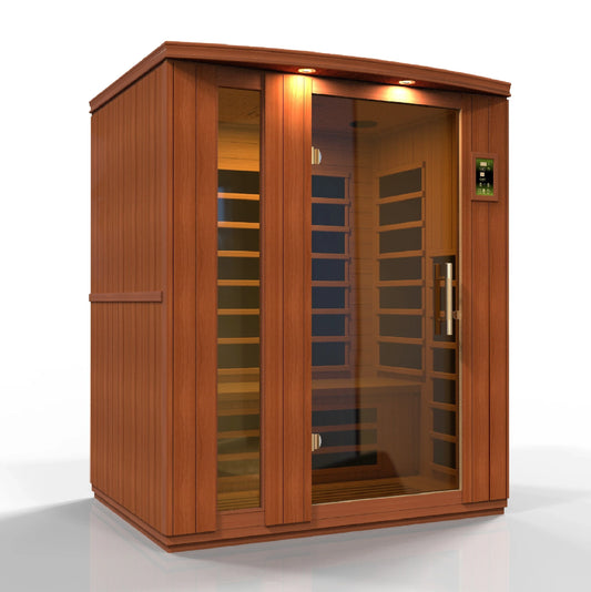 Golden Designs 6336 Dynamic Low EMF Far Infrared Sauna Lugano Edition