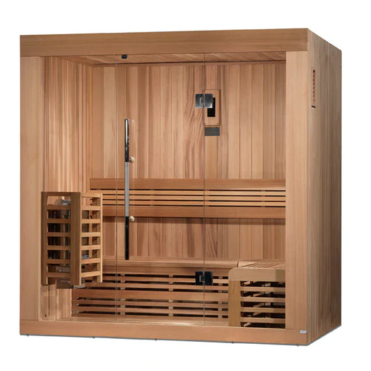 Golden Designs "Copenhagen Edition" 3 Person Traditional Steam Sauna