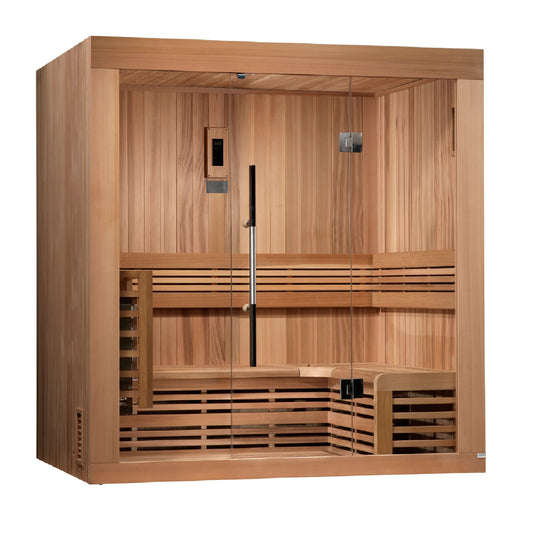 Golden Designs "Copenhagen Edition" 3 Person Traditional Steam Sauna