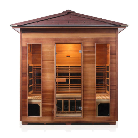 Enlighten RUSTIC - 5 Peak Full Spectrum Infrared Sauna