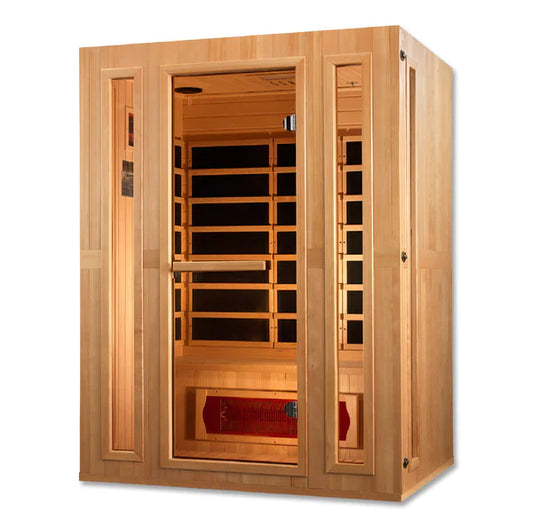 Maxxus "Trinity" Dual Tech 3 person Low EMF FAR Infrared Sauna Canadian