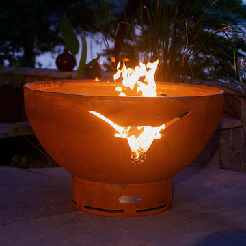 Fire Pit Art Longhorn Fire Pit