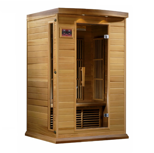 MX-K206-01 Maxxus Low EMF FAR Infrared Sauna Canadian Red Cedar