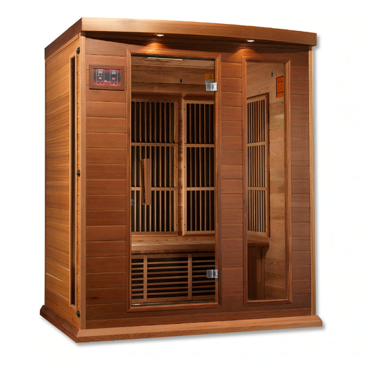 Maxxus "Montilemar Edition" 3 Person Near Zero EMF FAR Infrared Sauna