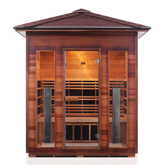 Enlighten RUSTIC - 4 Peak Full Spectrum Infrared Sauna