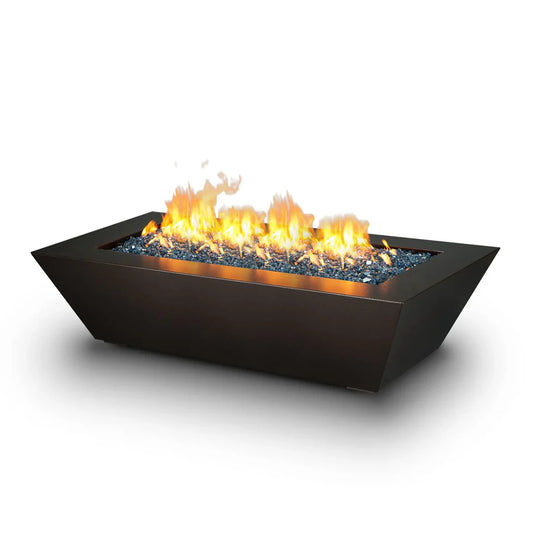 Steel Mill Propane Fire Pit with Hidden Tank by Starfire Designs