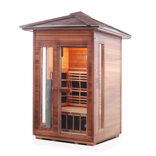 Enlighten RUSTIC - 2 Peak Full Spectrum Infrared Sauna