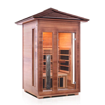 Enlighten RUSTIC - 2 Peak Full Spectrum Infrared Sauna