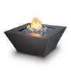 Steel Mill Propane Fire Pit with Hidden Tank by Starfire Designs