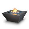 Steel Mill Propane Fire Pit with Hidden Tank by Starfire Designs