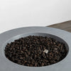 Beton 42 Inch Round Concrete Fire Pit With Hidden Propane Tank by Starfire Designs
