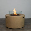 Beton 42 Inch Round Concrete Fire Pit With Hidden Propane Tank by Starfire Designs